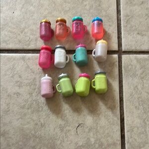 Colorful Miniature Mason Jar Set lol bottles